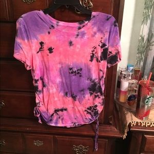 VS PINK runched tie dye tee ✨💕